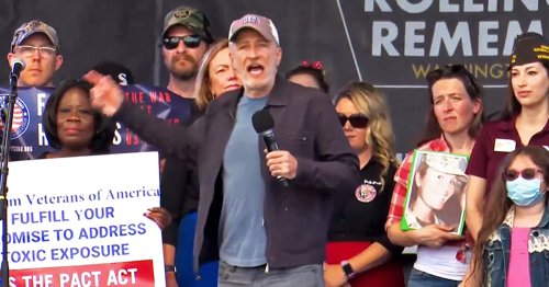 Jon Stewart Angrily Calls Out Lack of Supporters at Veterans Events for Memorial Day: ‘Where Are The American People?!’