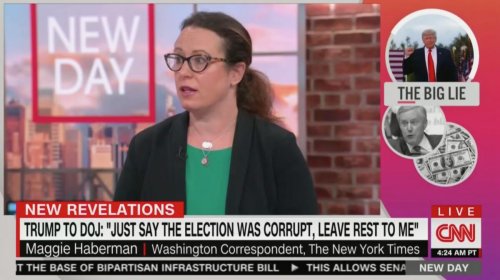 Maggie Haberman Breaks Down Trump Pressuring DOJ