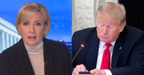 Trump Goes Off on ‘Morning Joe’ and ‘Psycho Wife’ Mika Brzezinski While Backtracking on Putin ‘Genius’ Comments