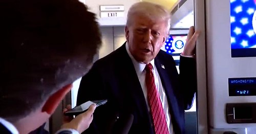 Trump Confronted on Air Force One by NY Times Over $2 Billion Crypto Deal