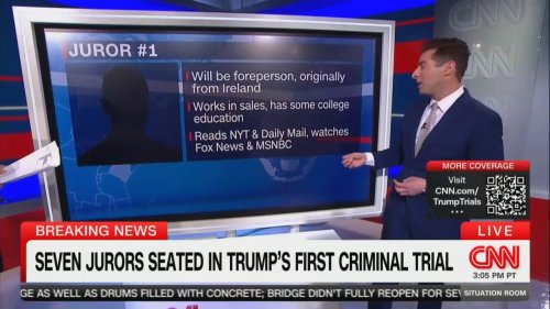 CNN’s Elie Honig Warns Trump Legal Team That Jury Foreperson Watching Fox News Might Not Be As Helpful As They Hope