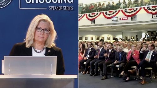 Reagan Library Erupts in Applause at Liz Cheney’s Blistering Evisceration of Trump Over Jan. 6