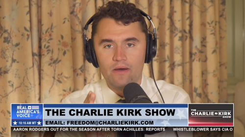 Charlie Kirk: “The only reason to impeach Biden is just for the symbolism of it”