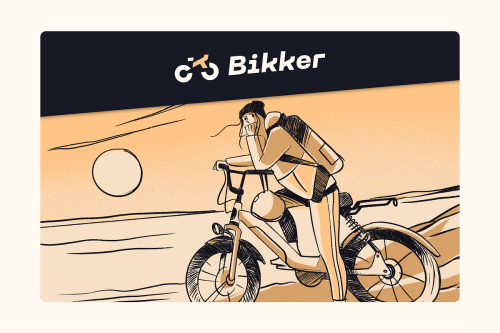 Case Study: Bikker. Brand Identity Design and Illustrations for Biking Service