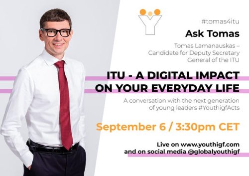 ITU — A digital impact on your everyday life. A conversation with Tomas Lamanauskas