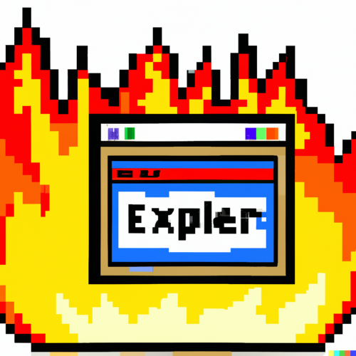 RIP, Internet Explorer. Burn in Hell, IE6.