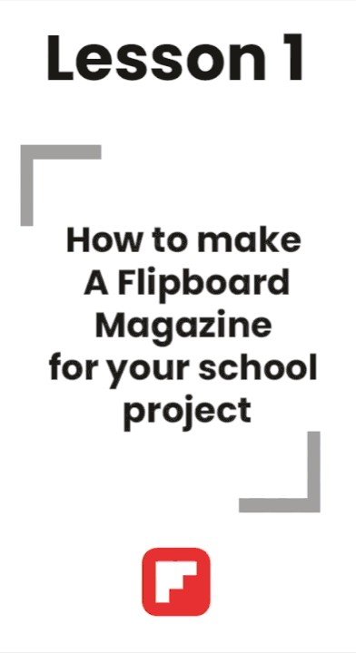 Building your first Flipboard school magazine