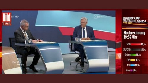 Bild TV übernimmt ungefragt Wahl-Berichterstattung von ARD und ZDF