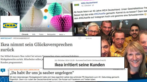 Der Shitstorm, der nicht kam: Wieso Kunden Ikea das gebrochene Garantie-Versprechen nicht übel nehmen