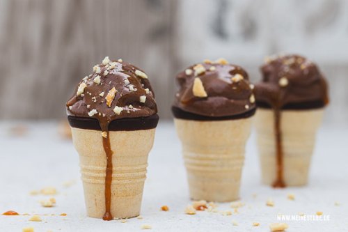 Softeis selber machen: Schokoladen-Tahini-Eis