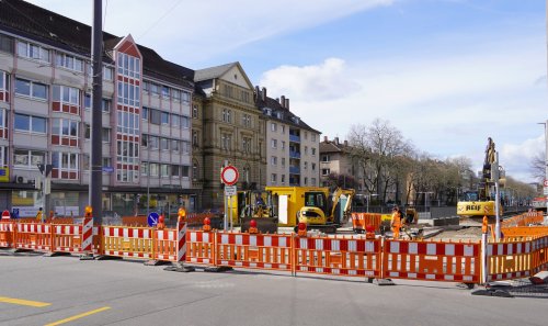 Sperrung & Umleitung: Bauabschnitte in der Karlsruher Kriegsstraße werden finalisiert