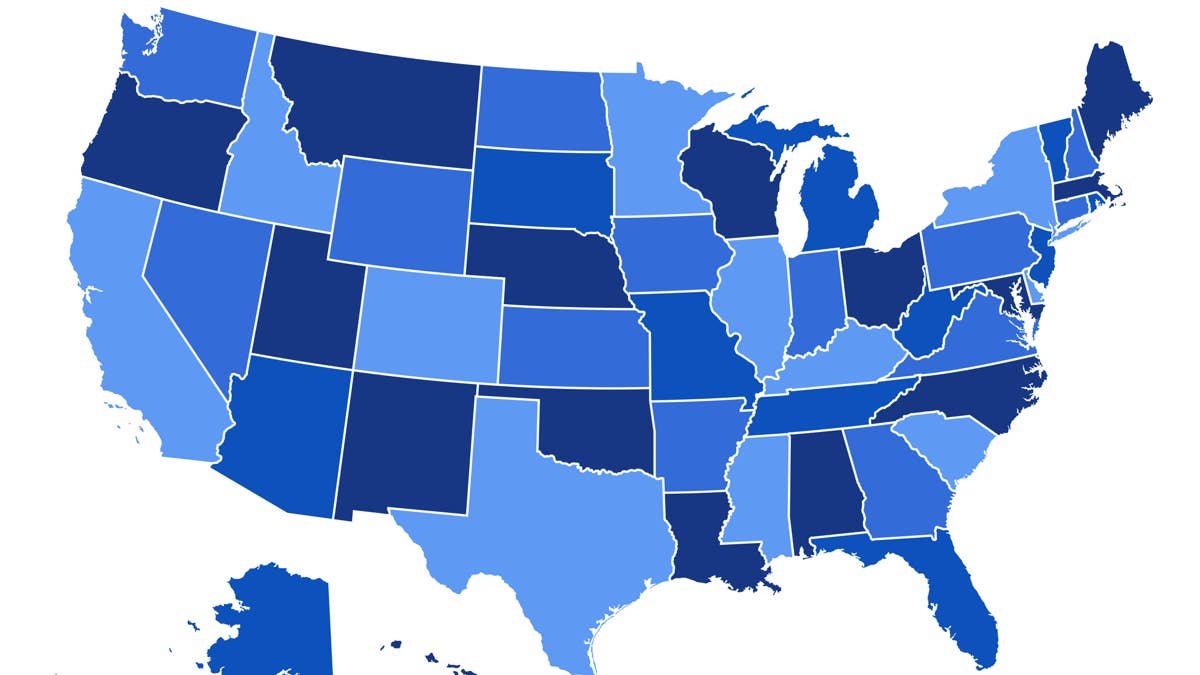 Map Shows the Cost of Living in Each State in 2026, and California Isn’t No. 1