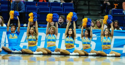 UCLA Cheerleader Turns Heads in 'Stunning' Midriff-Baring Outfit With Pom Pom