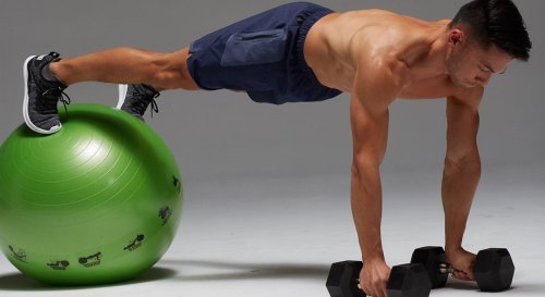 This Stability Ball Workout Strengthens Weak Spots and Improves Balance
