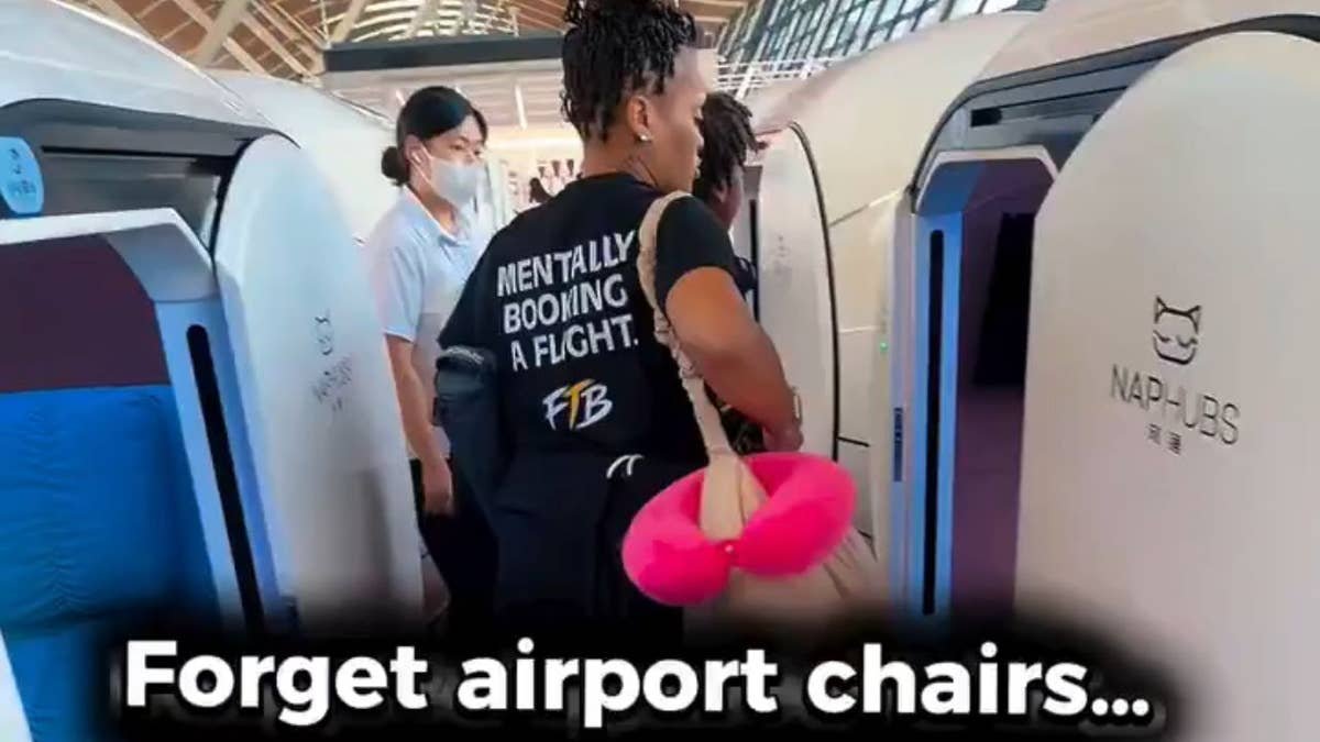 Traveler’s Viral Video Shows Inside the Futuristic Sleeping Pods in China’s Airports