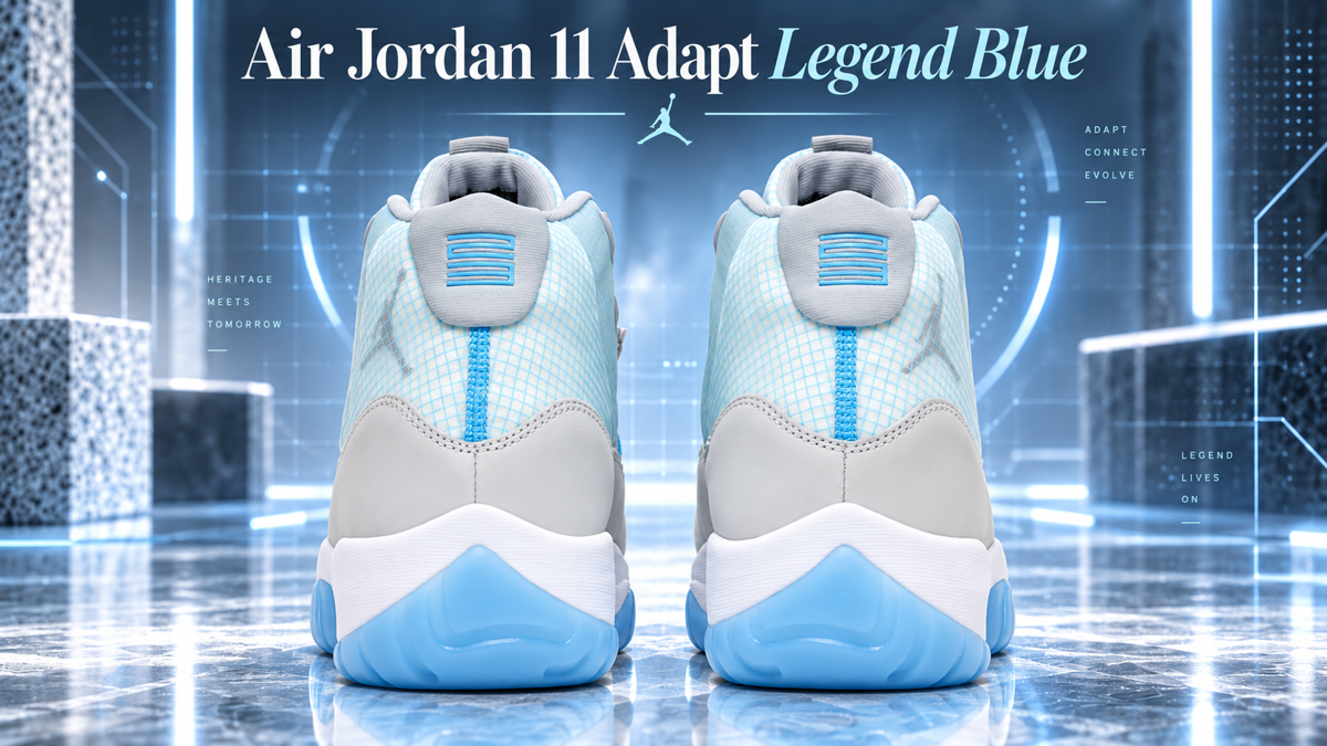 Air Jordan 11 Adapt ‘Legend Blue’: Grey Suede, Ripstop Upper, Self-Lacing Tech — Where to Buy