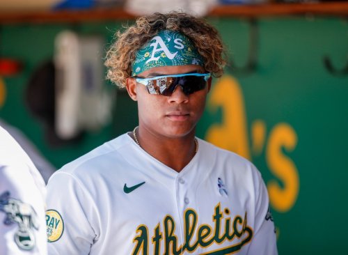 A’s outfield rounding into form as central piece of Matt Olson deal is left off roster