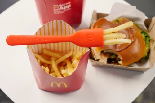 Watch: We tried McDonald’s bizarre Frork. Here’s what happened