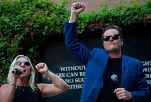 Judge rules that GOP Reps. Matt Gaetz, Marjorie Taylor Greene can sue two California cities for canceled rallies