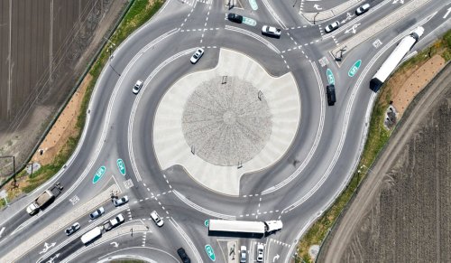 First data on South Bay’s new turbo roundabout are in — with surprising results. Is it really safer?