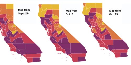 Coronavirus tracker: Here are the tiers counties across California landed in on Oct. 13