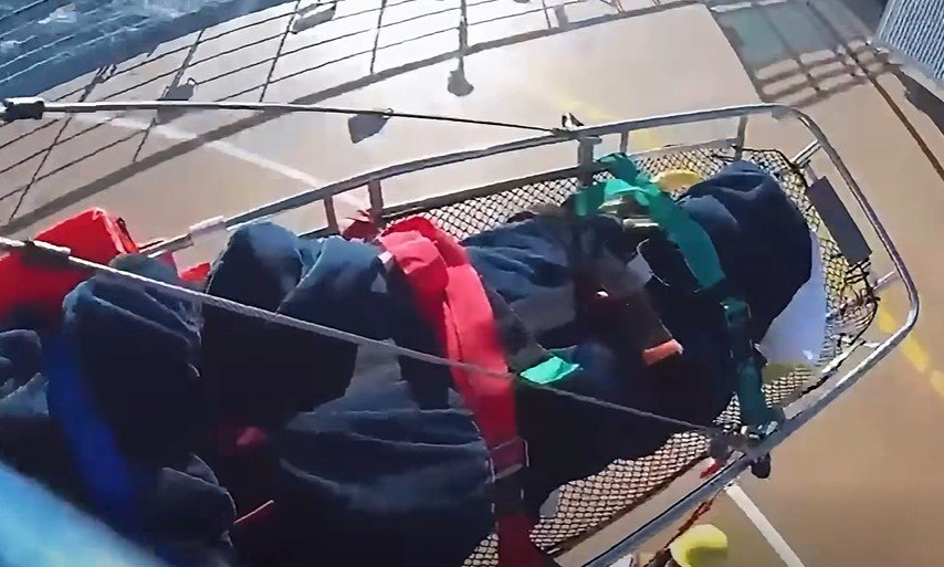 Coast Guard airlifts Carnival cruise passenger off Humboldt Bay to Mendocino County hospital