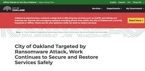 Ransomware fallout: Could lawsuits break Oakland’s silence?