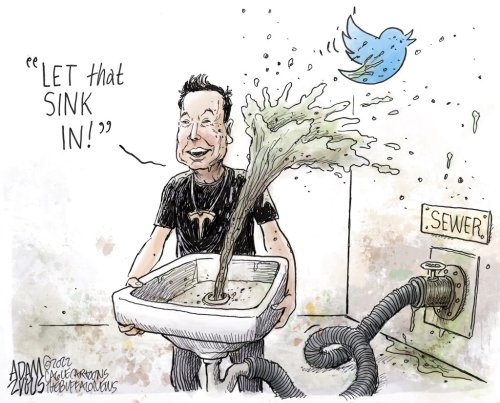 Political Cartoons: Elon Musk’s first week at Twitter
