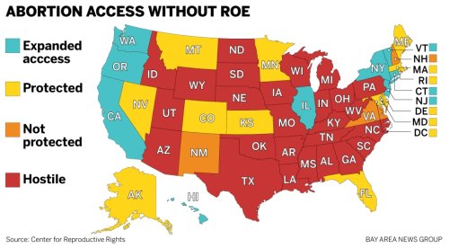 Map: What happens to abortion access with Roe v. Wade overturned?