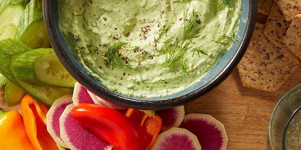 Spinach-Feta Dip with Dill