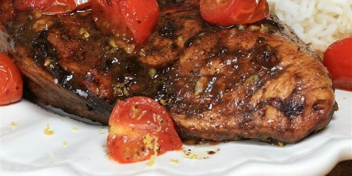 Roasted Balsamic Chicken with Baby Tomatoes