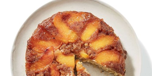 Peach Tea Upside-Down Cake