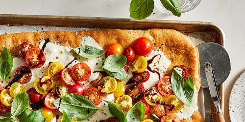 Sheet-Pan Caprese Pizza