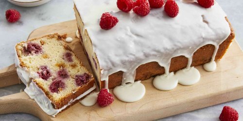 White Chocolate Raspberry Loaf Cake Recipe