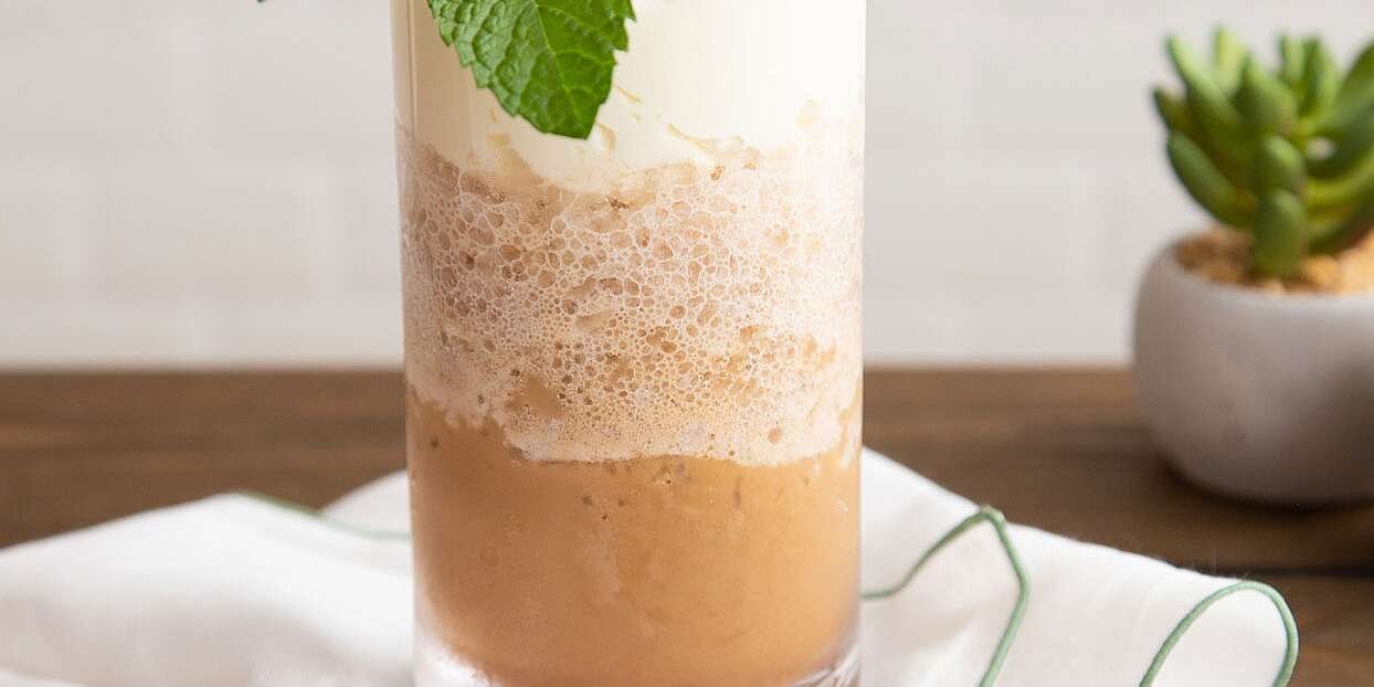 Mint-Chocolate Whipped Iced Coffee