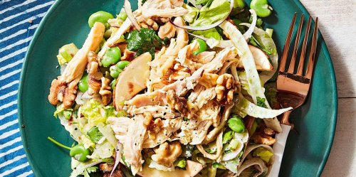 Chicken Salad with Fennel & Favas