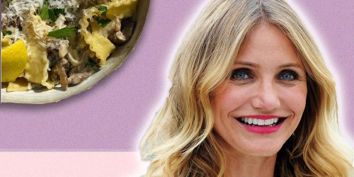 Cameron Diaz's Creamy Mushroom Pasta Is the Epitome of Comfort Food