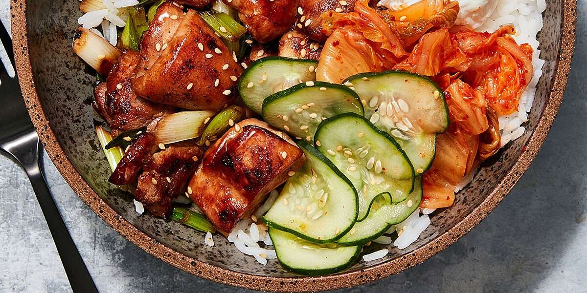 Chicken & Kimchi Bowls