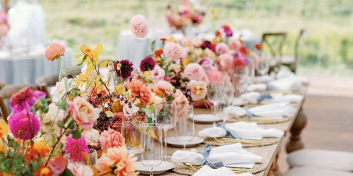 How to Design a Fall Wedding Without Embracing the Typical Fall Foliage Look