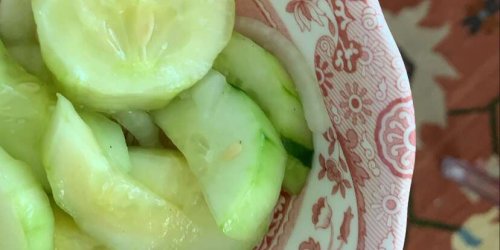 My Grandmother's Marinated Cucumber Salad Is the Only Side Dish You'll Need This Summer