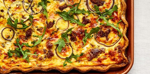 This Sheet-Pan Quiche Is a Game-Changer