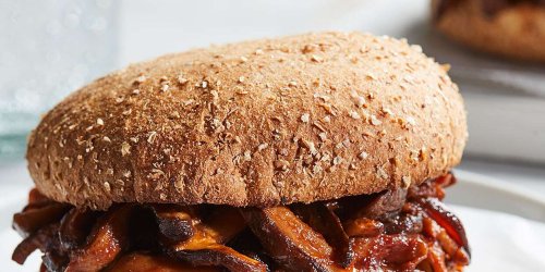 Vegan Pulled Mushroom BBQ Sandwiches