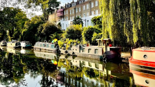 Regent's Canal in London: Urlaub auf dem Hausboot