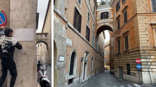 Versteckte Botschaften in Italiens Straßen: Schilder haben traurigen Hintergrund