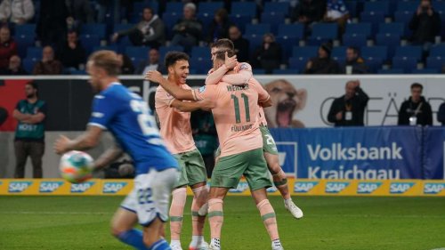 Niclas Füllkrug lässt Werder Bremen gegen Hoffenheim jubeln - und Flick schaut zu