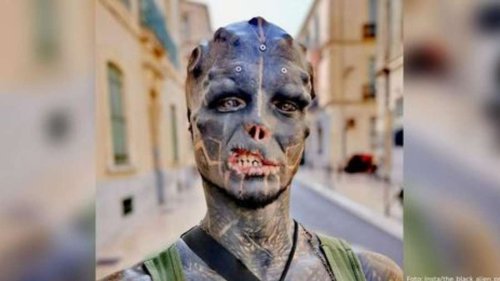 „Schwarzes Alien“: Restaurant bedient Mann wegen seines operierten Aussehens nicht mehr
