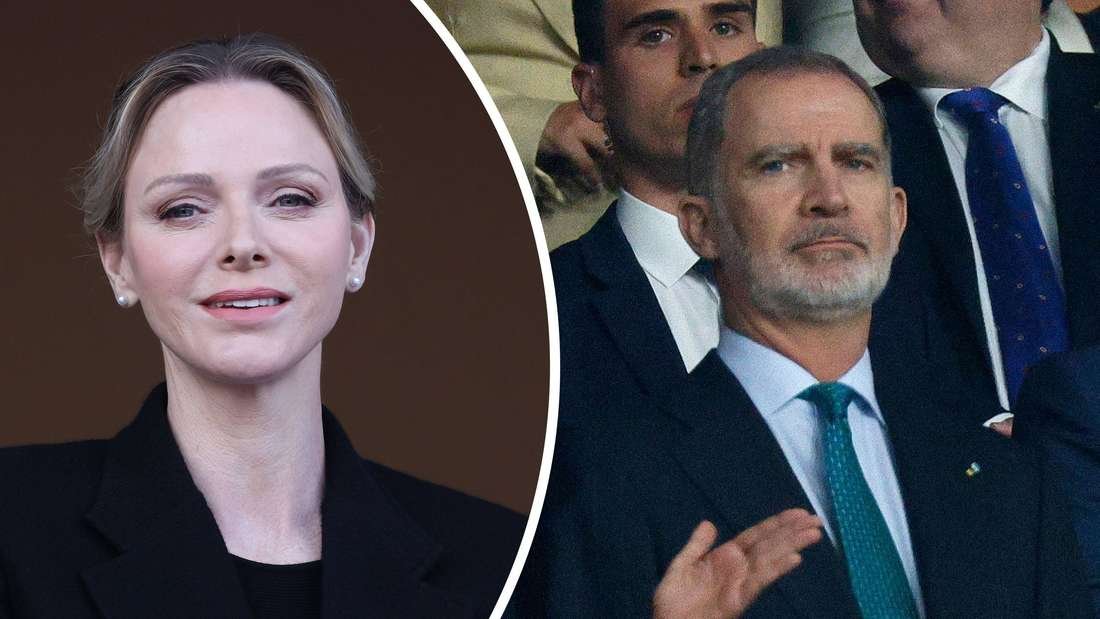 Fürstin Charlène und König Felipe nach Papst-Beerdigung im Wechselbad der Gefühle