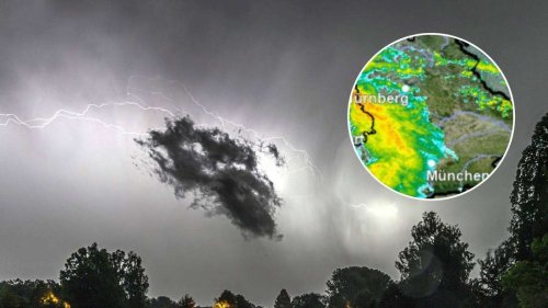 Starkregen, Sturmböen und Hagel: Kaltfront bringt Wetterchaos nach Bayern
