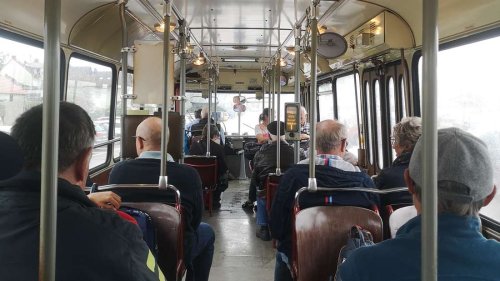 Ausflug ins MVG-Museum mit einem historischen Bus