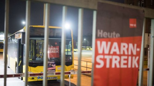 Warnstreiks bei der BVG legen ab Donnerstag Nahverkehr lahm